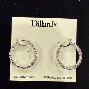 Silver Hoop Earrings
